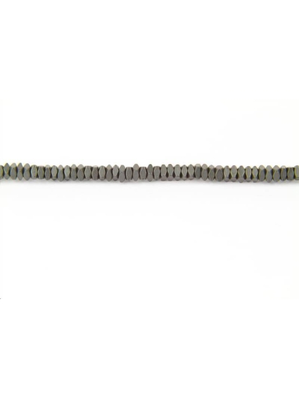 Hématite losange 3x2mm  Les hématites - 1