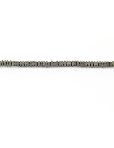 Hématite losange 3x2mm  Les hématites - 1