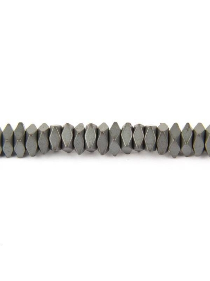 Hématite losange 4x2mm  Les hématites - 1
