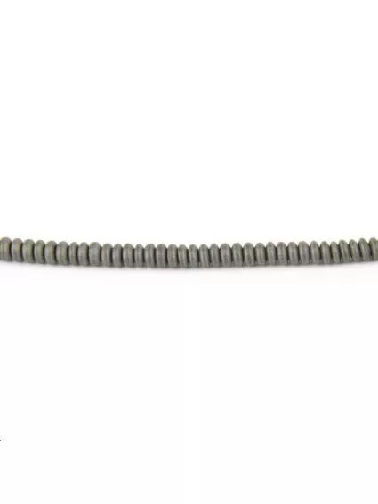 Hématite rondelle heishi 2x1mm  Les hématites - 1