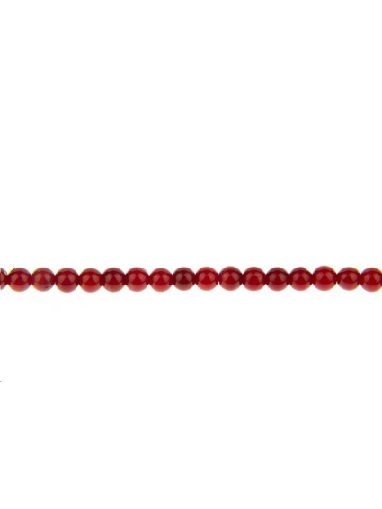 Corail bambou rond 6mm  Perles rondes 6-7mm - 1