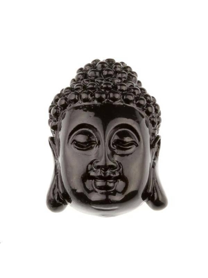 Bouddha bambou corail 20x27mm  Etoiles têtes de morts coeurs et autres formes- 1