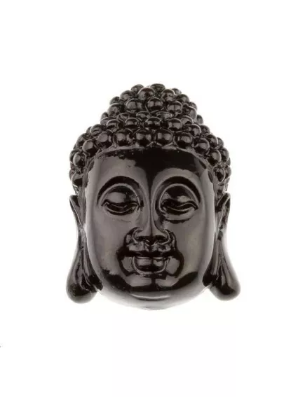 Bouddha bambou corail 20x27mm  Etoiles têtes de morts coeurs et autres formes- 1