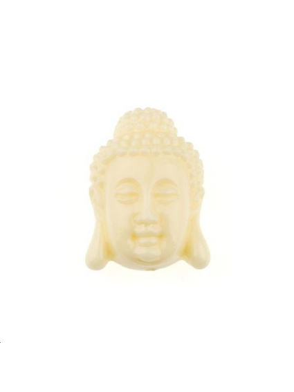 Bouddha bambou corail 15x20mm  Etoiles têtes de morts coeurs et autres formes- 1