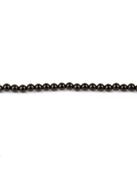 Onyx rond 6mm  Perles rondes 6-7mm - 1