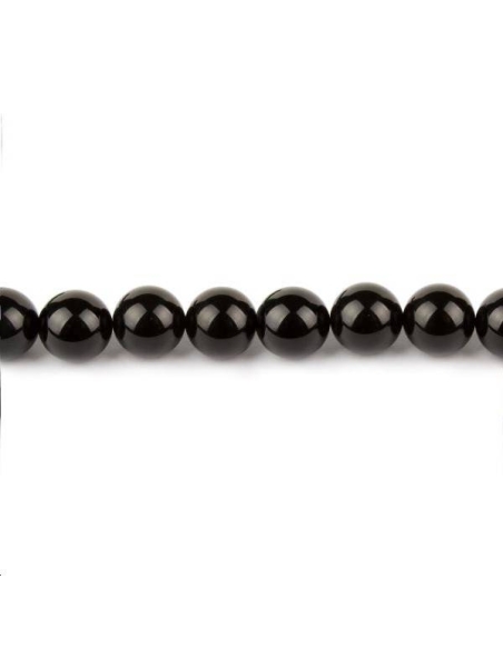 Onyx rond 16mm  Perles rondes 16-17mm - 1 Onyx rond 16mm  Perles rondes 16-17mm - 1