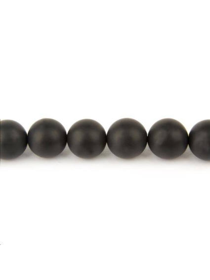 Onyx 12mm  Perles rondes 12-13mm - 1