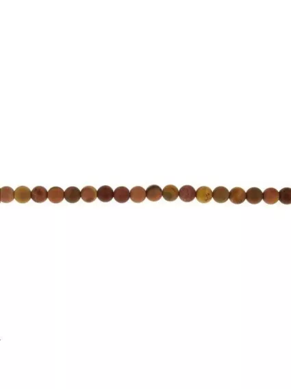 Jaspe landscape rond  5-6mm  Perles rondes 6-7mm - 1