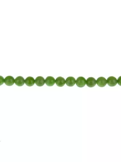 Jade rond 6mm  Les perles rondes 6-7mm en lot- 1