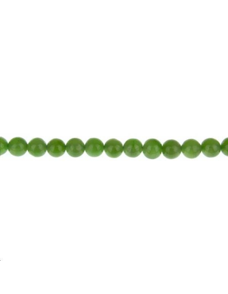Jade rond 6mm  Les perles rondes 6-7mm en lot- 1 Jade rond 6mm  Les perles rondes 6-7mm en lot- 1