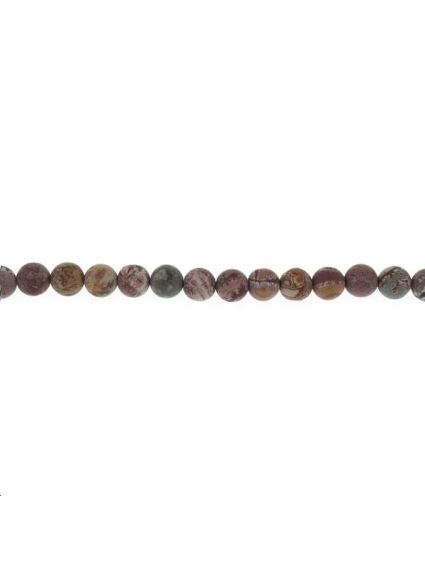 Rhyolite dendritique du Sonoran 7-8mm  Perles rondes 8-9mm - 1