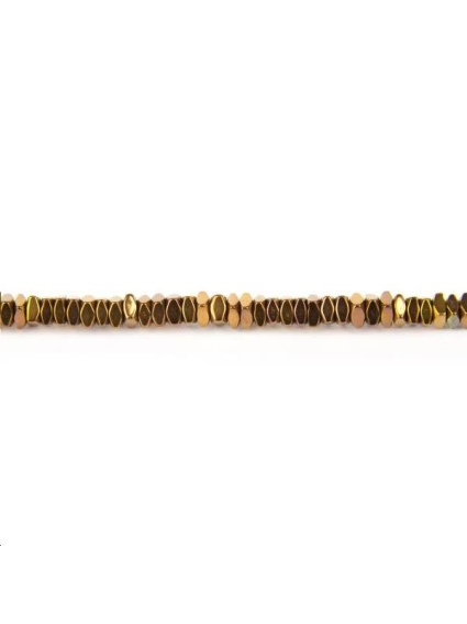 Hématite heishi cube 2x1mm  Les hématites - 1