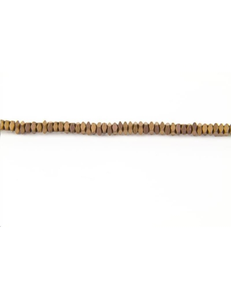 Hématite heishi cube 2x1mm  Les hématites - 1