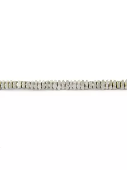 Hématite heishi cube 2x1mm  Les hématites - 1