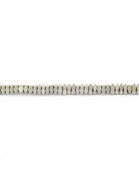 Hématite heishi cube 2x1mm  Les hématites - 1