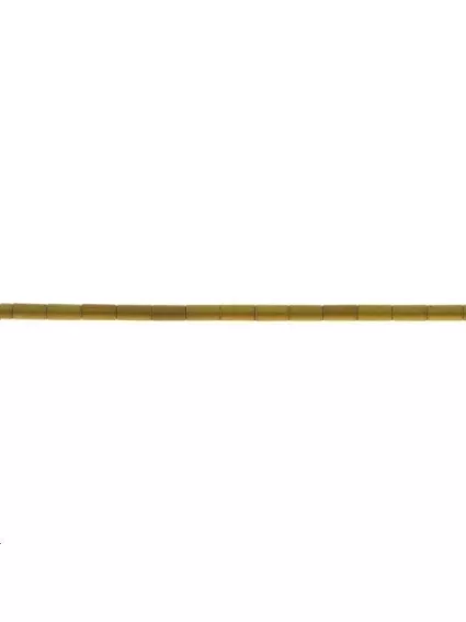 Hématite tube 1x3mm  Les hématites - 1