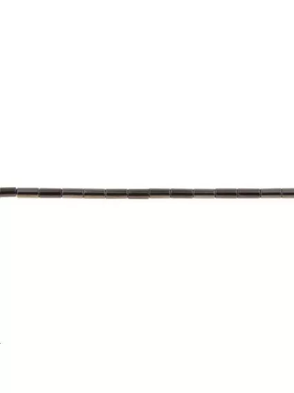 Hématite tube 1x3mm  Les hématites - 1