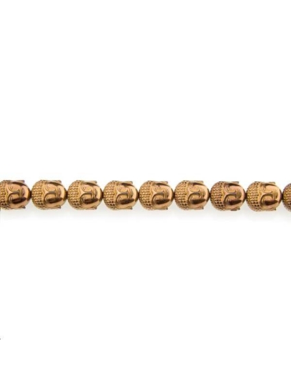 Hématite bouddha 10x9mm  Etoiles têtes de morts coeurs et autres formes- 1