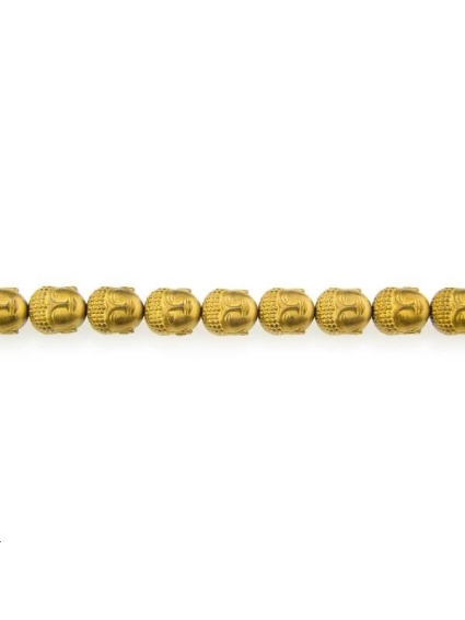 Hématite bouddha 10x9mm  Etoiles têtes de morts coeurs et autres formes- 1