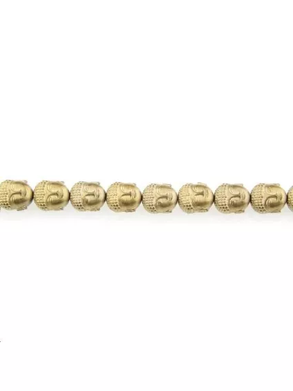 Hématite bouddha 10x9mm  Etoiles têtes de morts coeurs et autres formes- 1