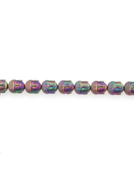 Hématite bouddha 10x9mm  Etoiles têtes de morts coeurs et autres formes- 1