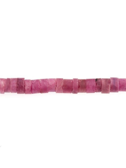 Rubis brut tube 7-10mm  Cylindres et Rondelles - 1