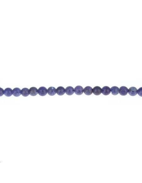Tanzanite ronde 5mm  Les perles rondes 6-7mm en lot- 1