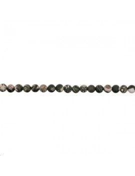 Jaspe outback rond 5-6mm Perles rondes 6-7mm - 1