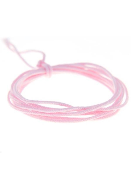 Fashion cord  0,8mm rose  Fashion cord 0,8mm- 1