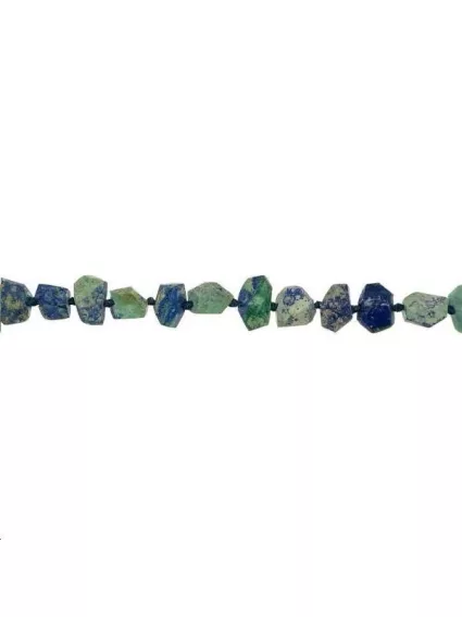Azurite malachite caillou facetté 8-12mm  Formes particulières- 1