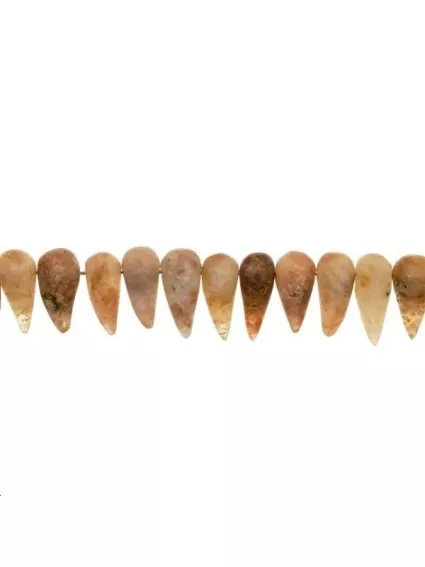 Agate rose pointe 20x9mm  Formes particulières- 1