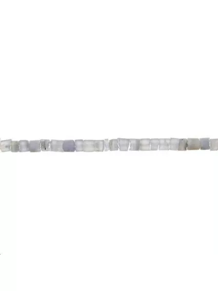 Calcédoine bleue rondelle 5-6mm  Cylindres et Rondelles - 1