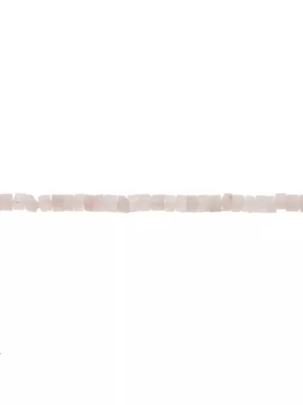 Quartz rose rondelle 5-6mm  Cylindres et Rondelles - 1