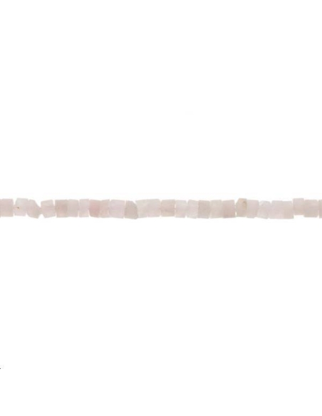 Quartz rose rondelle 5-6mm  Cylindres et Rondelles - 1 Quartz rose rondelle 5-6mm  Cylindres et Rondelles - 1