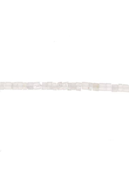 Cristal de roche rondelle 5-6mm  Cylindres et Rondelles - 1