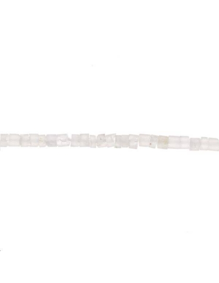 Cristal de roche rondelle 5-6mm  Cylindres et Rondelles - 1 Cristal de roche rondelle 5-6mm  Cylindres et Rondelles - 1
