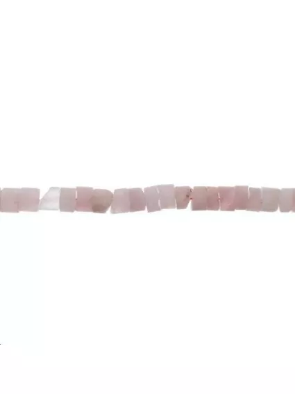 Quartz rose rondelle 8mm  Cylindres et Rondelles - 1