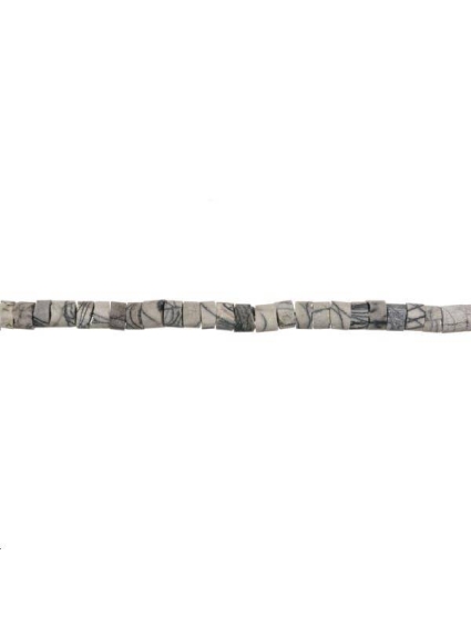 Jaspe network rondelle 8mm  Cylindres et Rondelles - 1