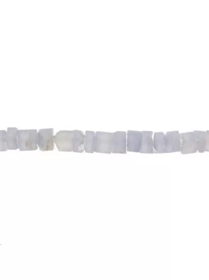 Calcédoine bleue rondelle 10mm  Cylindres et Rondelles - 1