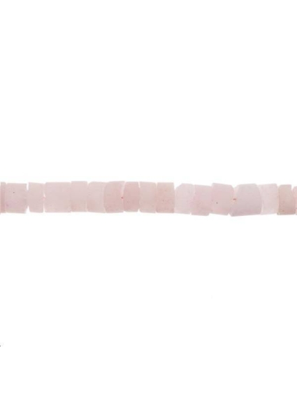 Quartz rose rondelle 10mm  Cylindres et Rondelles - 1