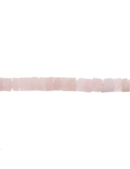 Quartz rose rondelle 10mm  Cylindres et Rondelles - 1 Quartz rose rondelle 10mm  Cylindres et Rondelles - 1