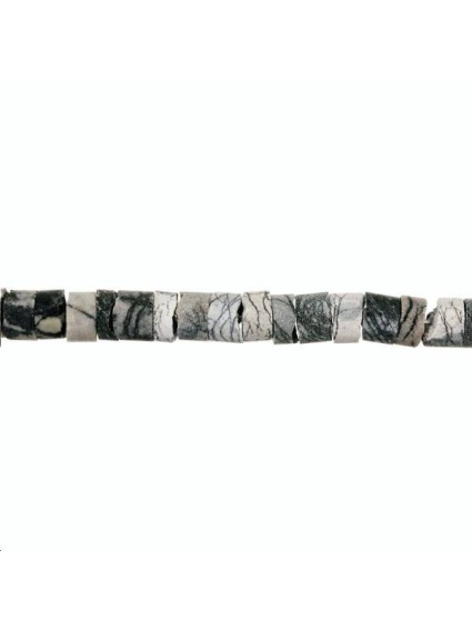 Jaspe network rondelle 10mm  Cylindres et Rondelles - 1