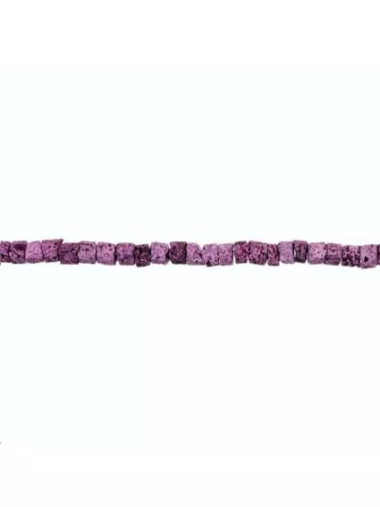 Lave teintée rondelle violet 5-6mm  Cylindres et Rondelles - 1