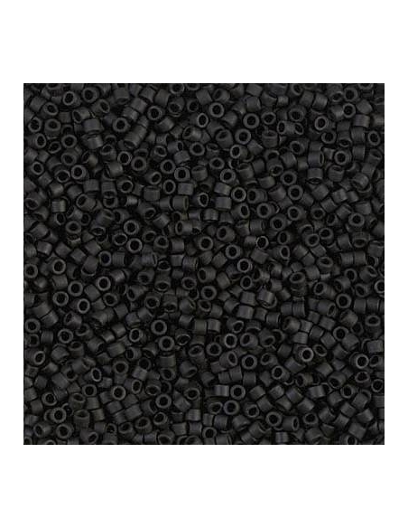 Delica Miyuki 11/0 matte black  Delica Miyuki 11/0- 1