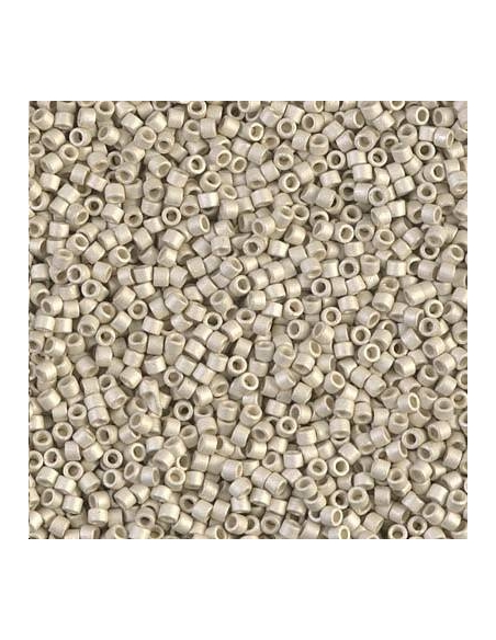 Delica Miyuki 11/0 matte galvanized silver  Delica Miyuki 11/0- 1