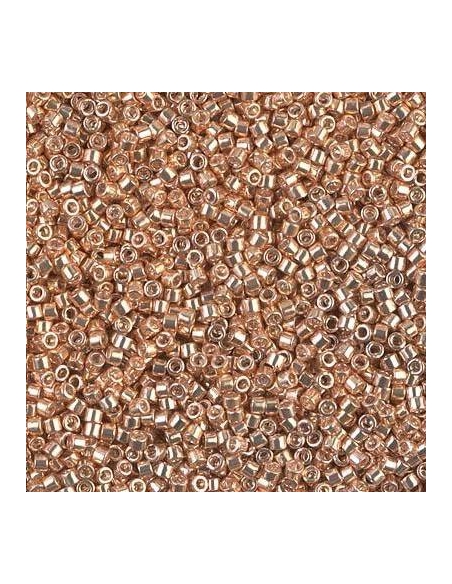 Delica Miyuki 11/0 galvanized apricot gold  Delica Miyuki 11/0- 1