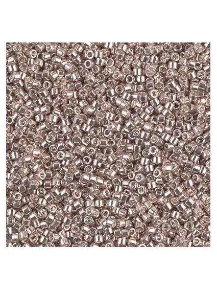 Delica Miyuki 11/0 galvanized dusty mauve  Delica Miyuki 11/0- 1