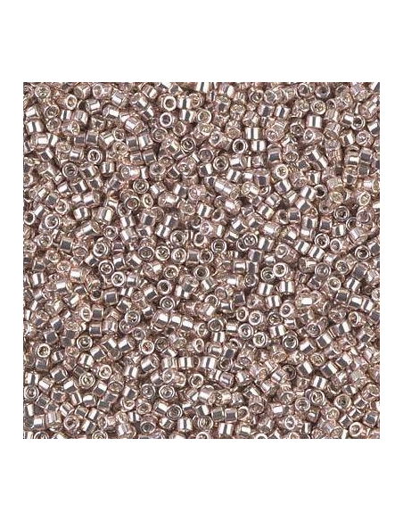 Delica Miyuki 11/0 galvanized dusty mauve  Delica Miyuki 11/0- 1