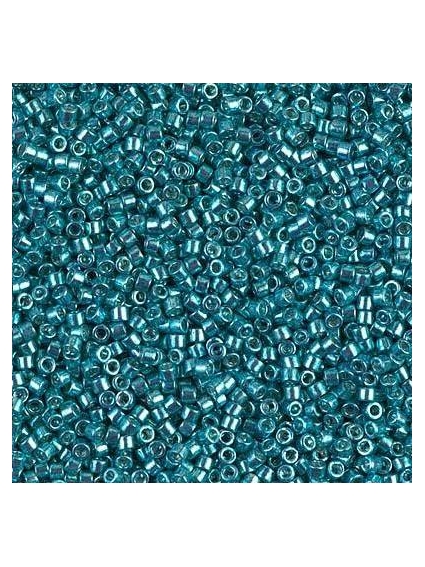 Delica Miyuki 11/0 galvanized dark aqua  Delica Miyuki 11/0- 1