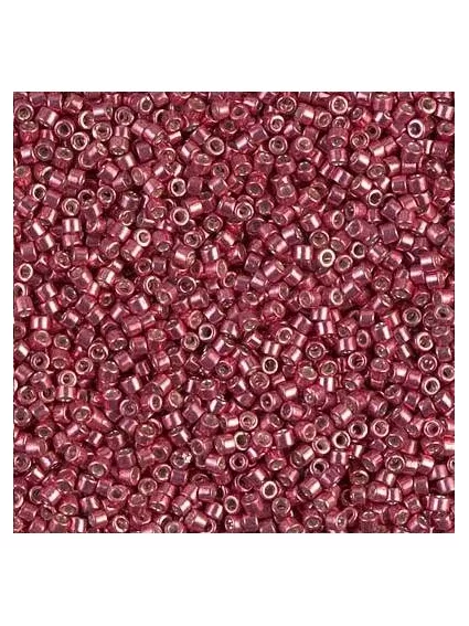 Delica Miyuki 11/0 galvanized light cranberry  Delica Miyuki 11/0- 1